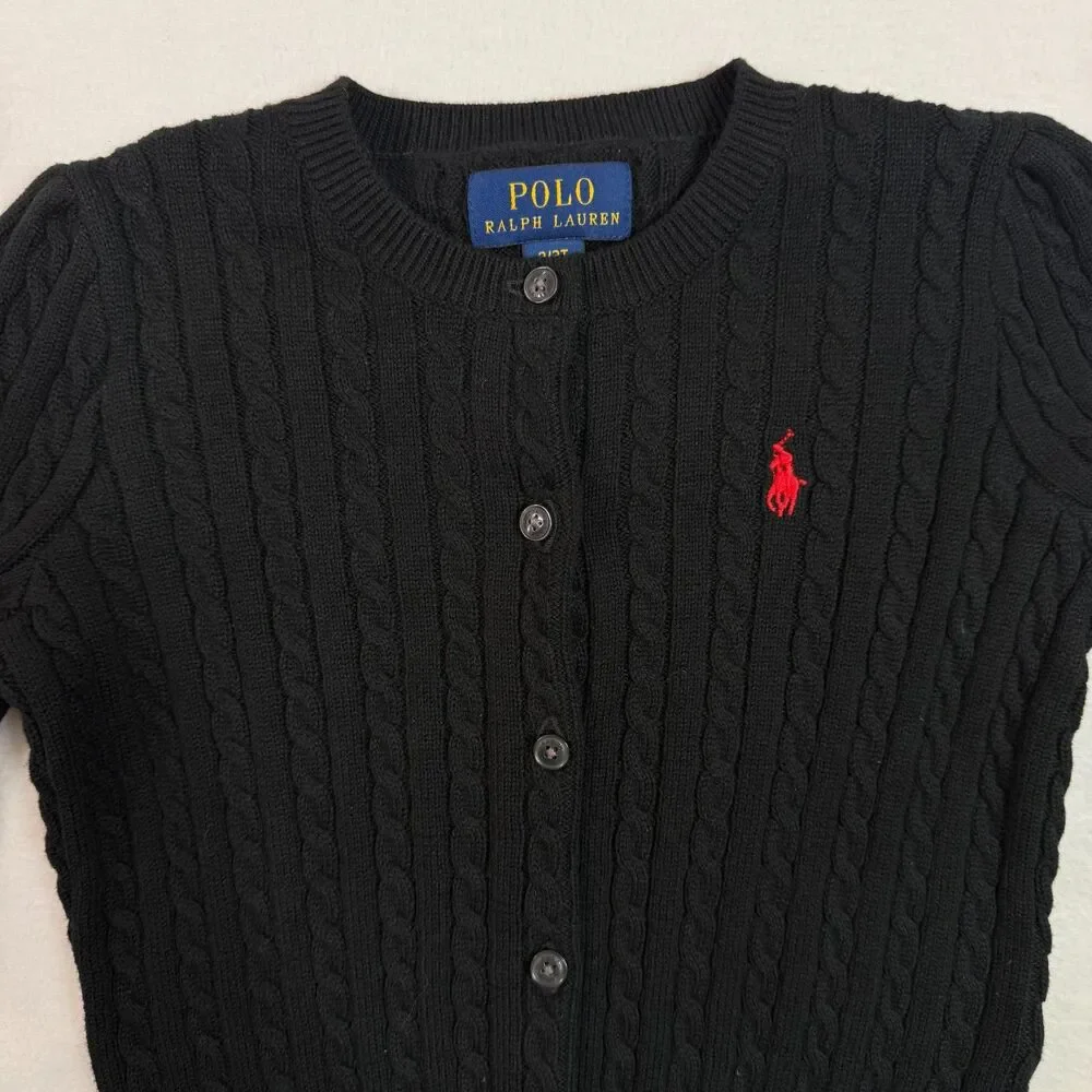 Polo by Ralph Lauren Toddler Black Sweater | 3T